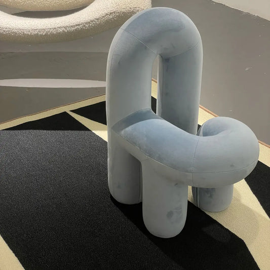 Irregular Tube Art Chair