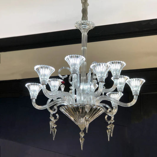 Modern Luxury 6/8/12/18-Light Oriental Classical Crystal Chandelier