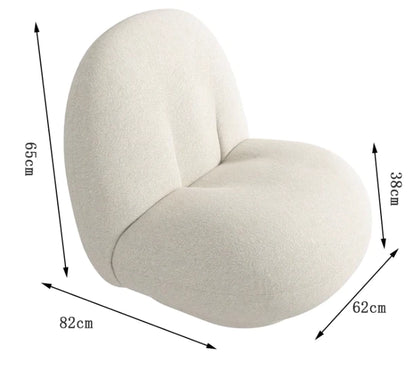 Fleece Balcony Pear Sofa Chair