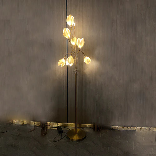 Modern Art Design Mangolia Floor Lamp