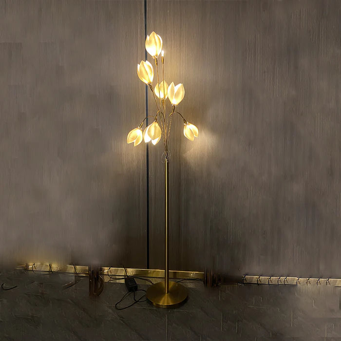 Modern Art Design Magnolia Floor Lamp