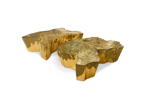 Luxury Golden Stump Coffee Table