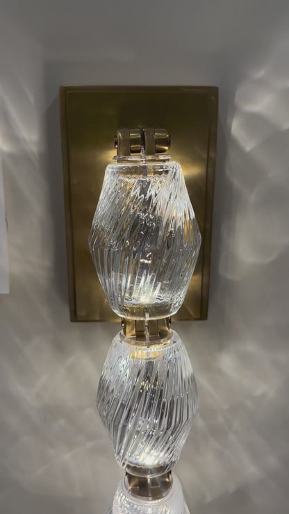 Modern Luxury Neckalce Crystal Wall Sconce