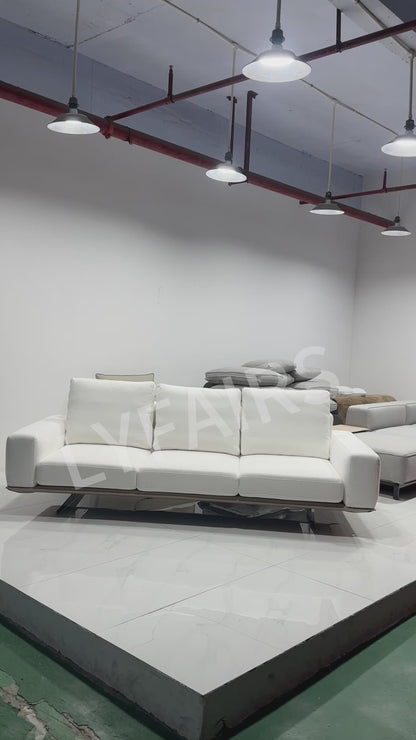 Italian Style Tofu Straight Sofa