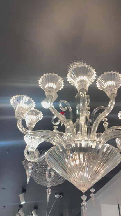 Modern Luxury 6/8/12/18-Light Oriental Classical Crystal Chandelier