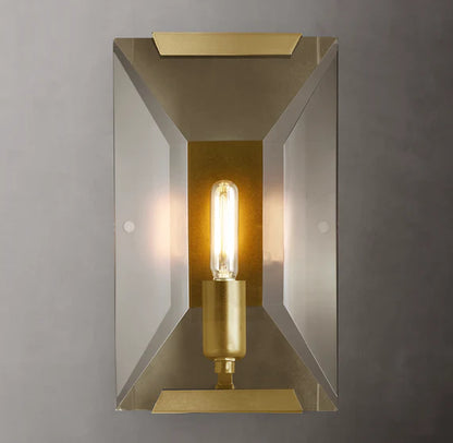 Modern Diamonds-Shape Crystal Single/Triple Wall Sconce