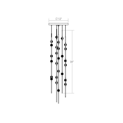 Art Design Creative Constellation Chandelier for Foyer/Staircase/High-ceiling Space