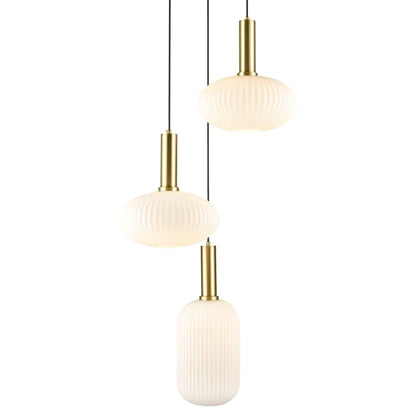 Nordic Minimalist Modern Luxury Glass Chandelier