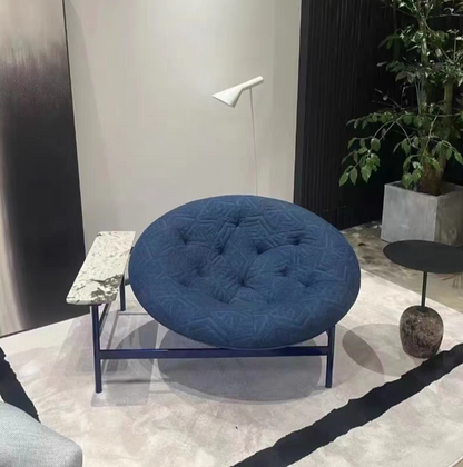 Modern Italian Round Lounge Chair