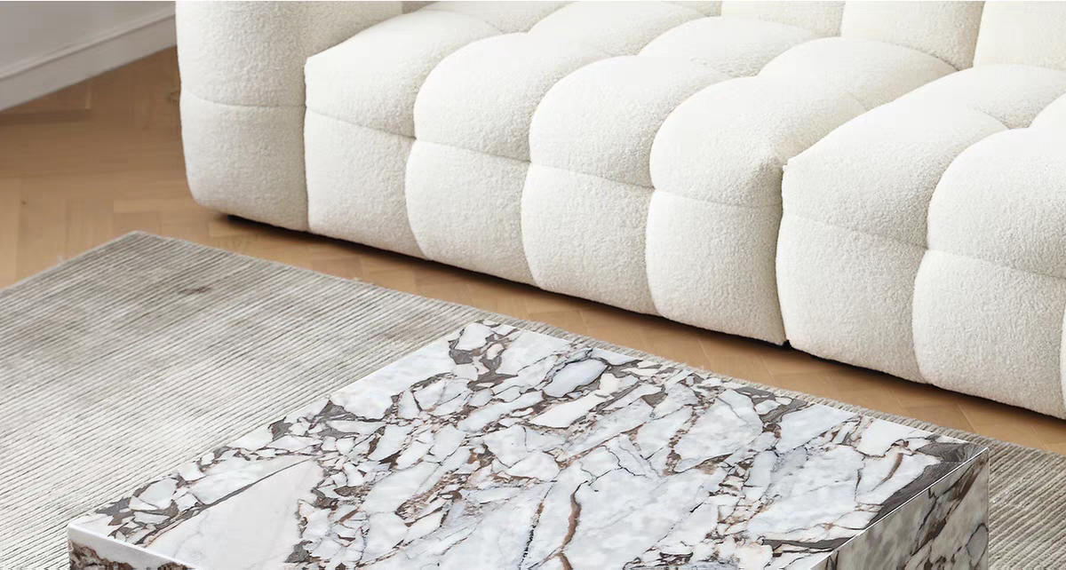 Italian Luxury Natural Marble Coffee Table