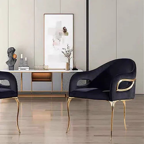 Luxury Brass Eagle-Eye Single Dining Chair