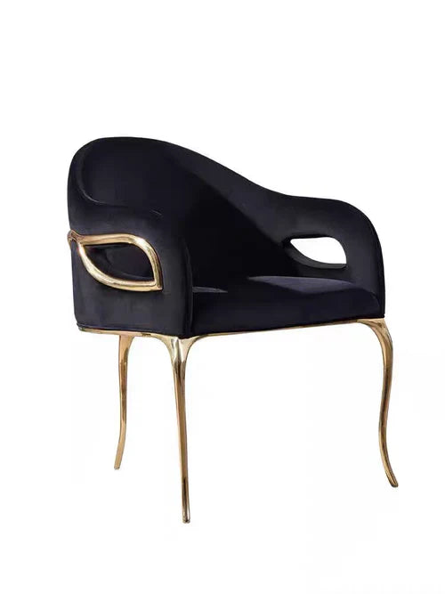 Luxury Brass Eagle-Eye Single Dining Chair