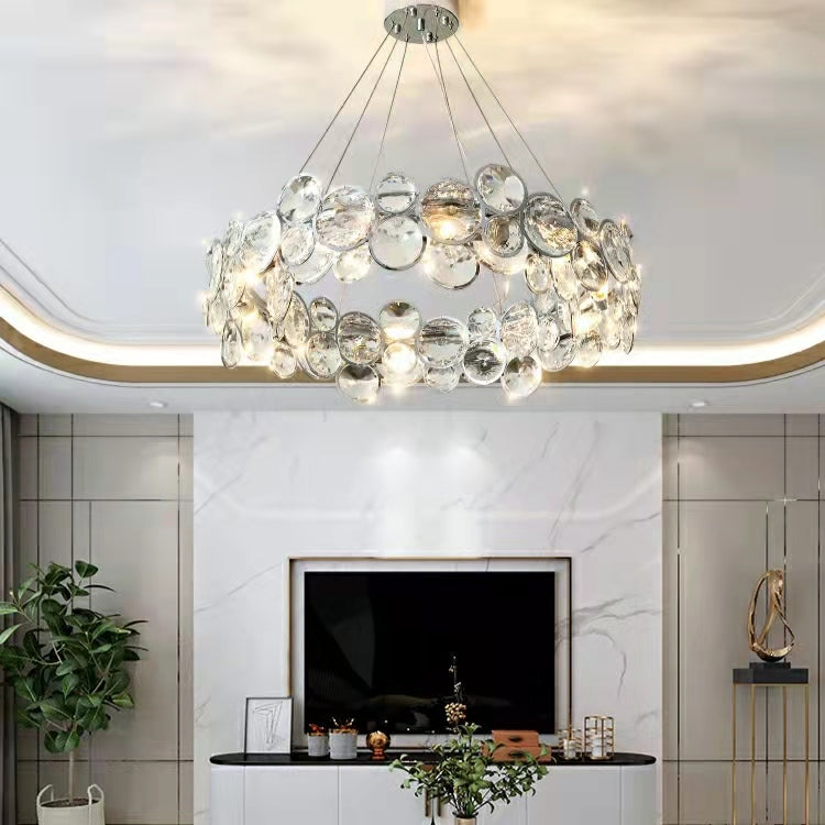 Designer Crystal Chandelier for Living Room Bedroom Ceiling Light Fixture