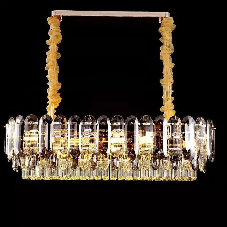 Stately Chandeliers for Living Room Luxury K9 Crystal Ceiling Light For Hallway /Dining Room