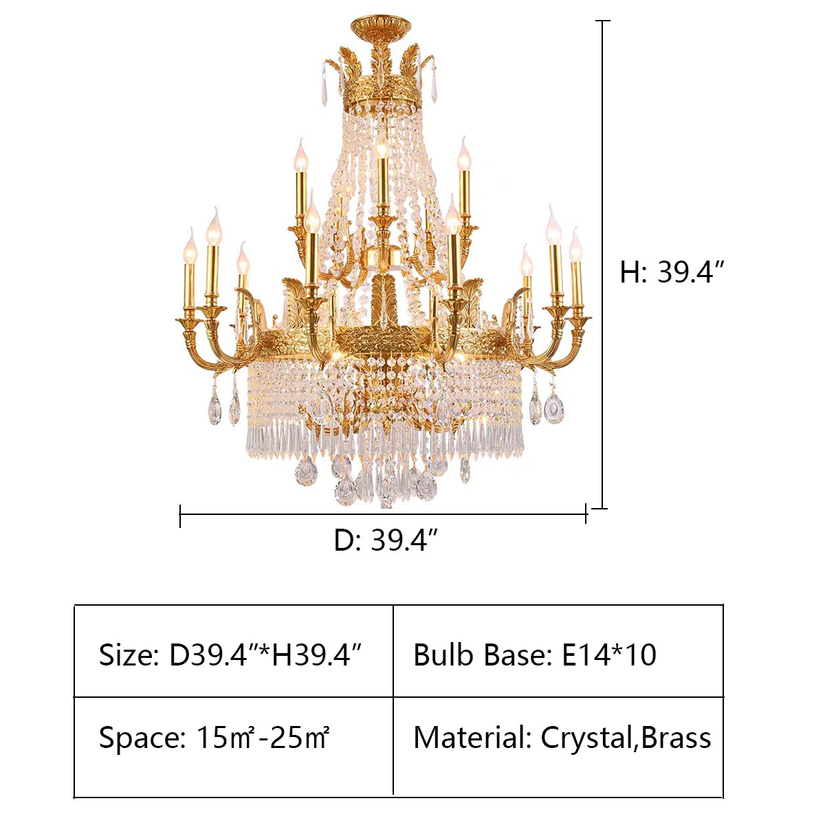 D39.4"*H39.4" chandelier,chandeliers,pendant,crystal,metal,clear crystal,candle,branch,round,raindrop,teardrop,extra large,oversized,large,huge,big,round,living room,luxury,dining room,modern,foyer,stairs,hallway,entrys,hotel lobby,duplex hall,loft,gold,brass,copper