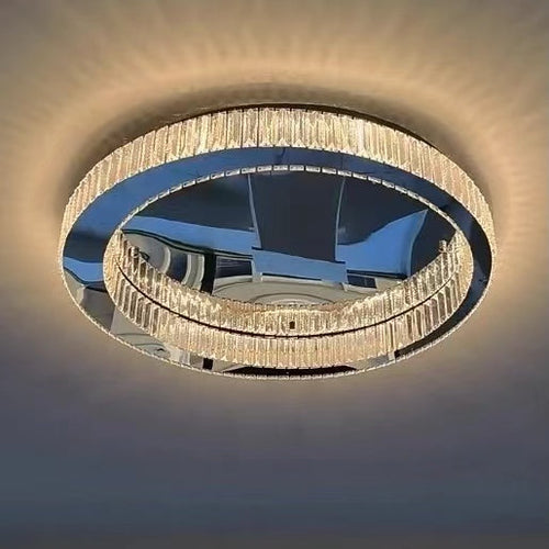 Modern Round Crystal Ceiling Chandelier For Living Room/Dining Room