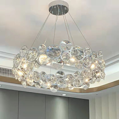 Designer Crystal Chandelier for Living Room Bedroom Ceiling Light Fixture