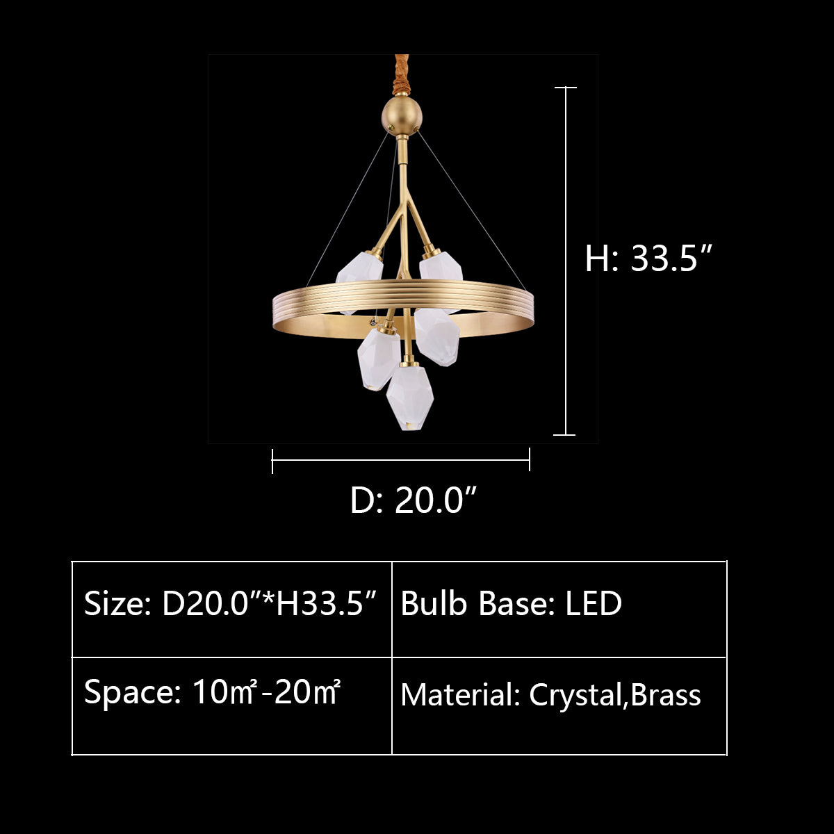 D20.0"*H33.5" ALESSI ROUND BRASS RING FLOWER CHANDELIER,chandelier,chandeliers,brass,copper,stone,crystal,rings,round,circle,ceiling,chain,branch