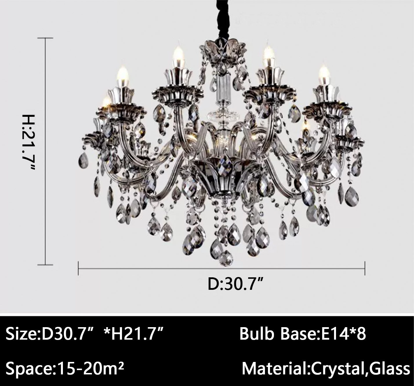 D30.7"*H21.7" branch,candles,bedroom chandelier,chandelier,chandeliers,modern chandelier,modern