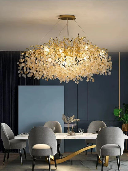 New Modern Light Luxury Branch Crystal Chandelier for Dining /Living Room