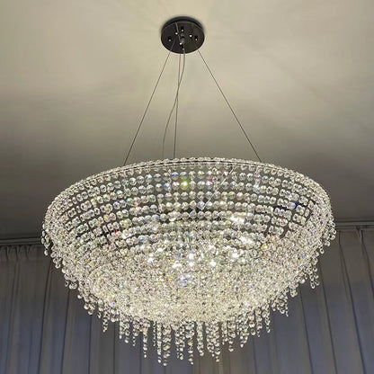 New Affordable Post-modern Hemisphere Pendent Crystal Chandelier for Living Room / Dining Room / Bedroom