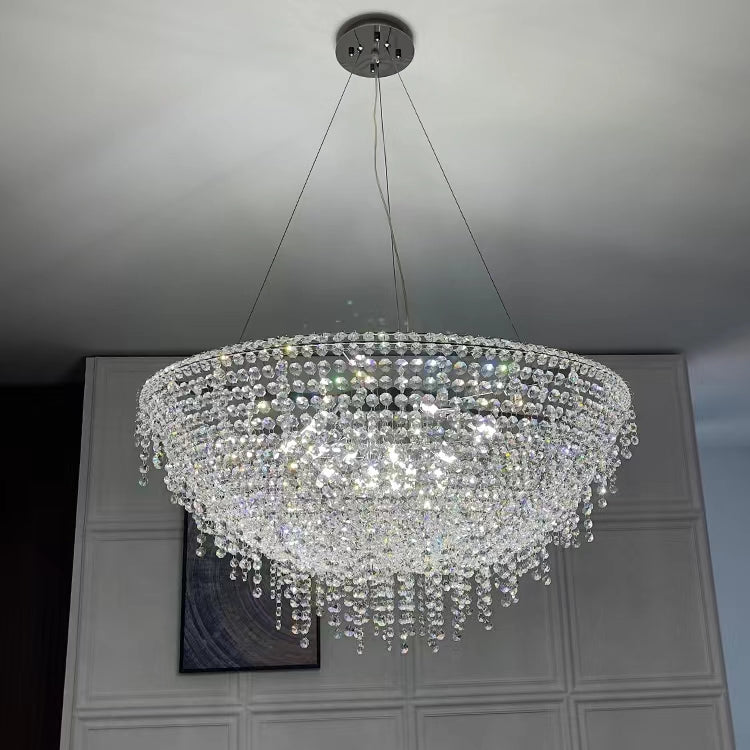 New Affordable Post-modern Hemisphere Pendent Crystal Chandelier for Living Room / Dining Room / Bedroom