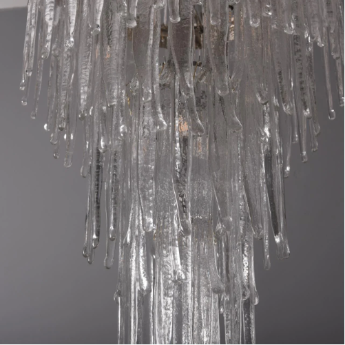 Extra Large Creative Multi-tier Crystal Light Waterfall Chandelier for Foyer/Living Room