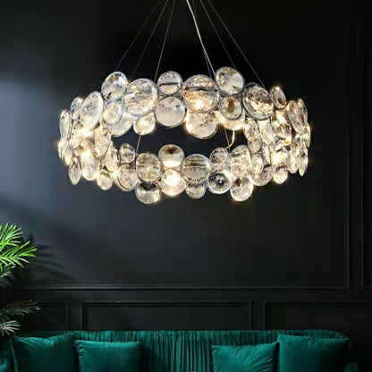 Designer Crystal Chandelier for Living Room Bedroom Ceiling Light Fixture