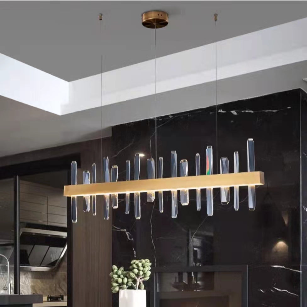 Icicle Crystal Chandelier For Dining Room