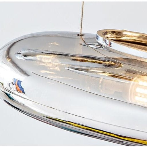 Modern Electroplated Acrylic Big Raindrop Ceiling Light Fixture for Living/ Dining Room/ Bedroom/ Bar