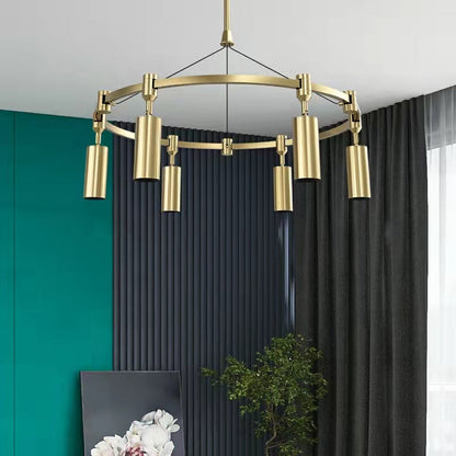 6 Light Wagon Wheel Shoot The Light Chandelier For Living Room Or Dining Room