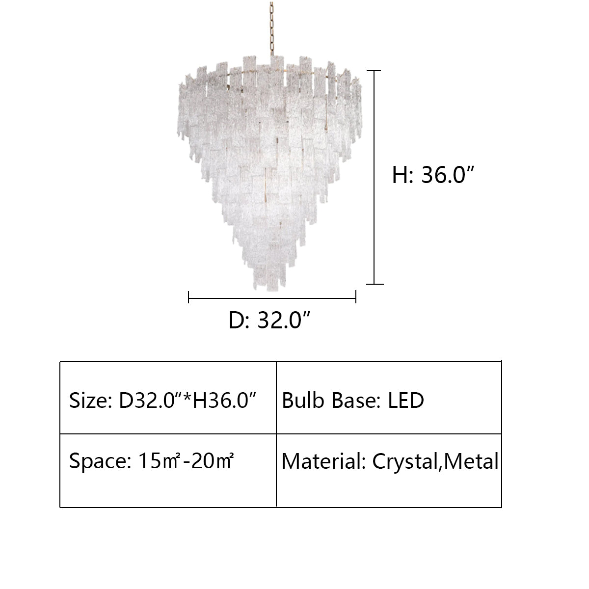 D32.0"*H36.0" GIOVANNI CASCADE TIERED MURANO GLASS CHANDELIER,chandelier,chandeliers,pendant,lights,extra large,large,oversizeed,big,huge,crystal,grainy,ceiling,chain,adjustable,round,sheets,living room,foyer,entrys