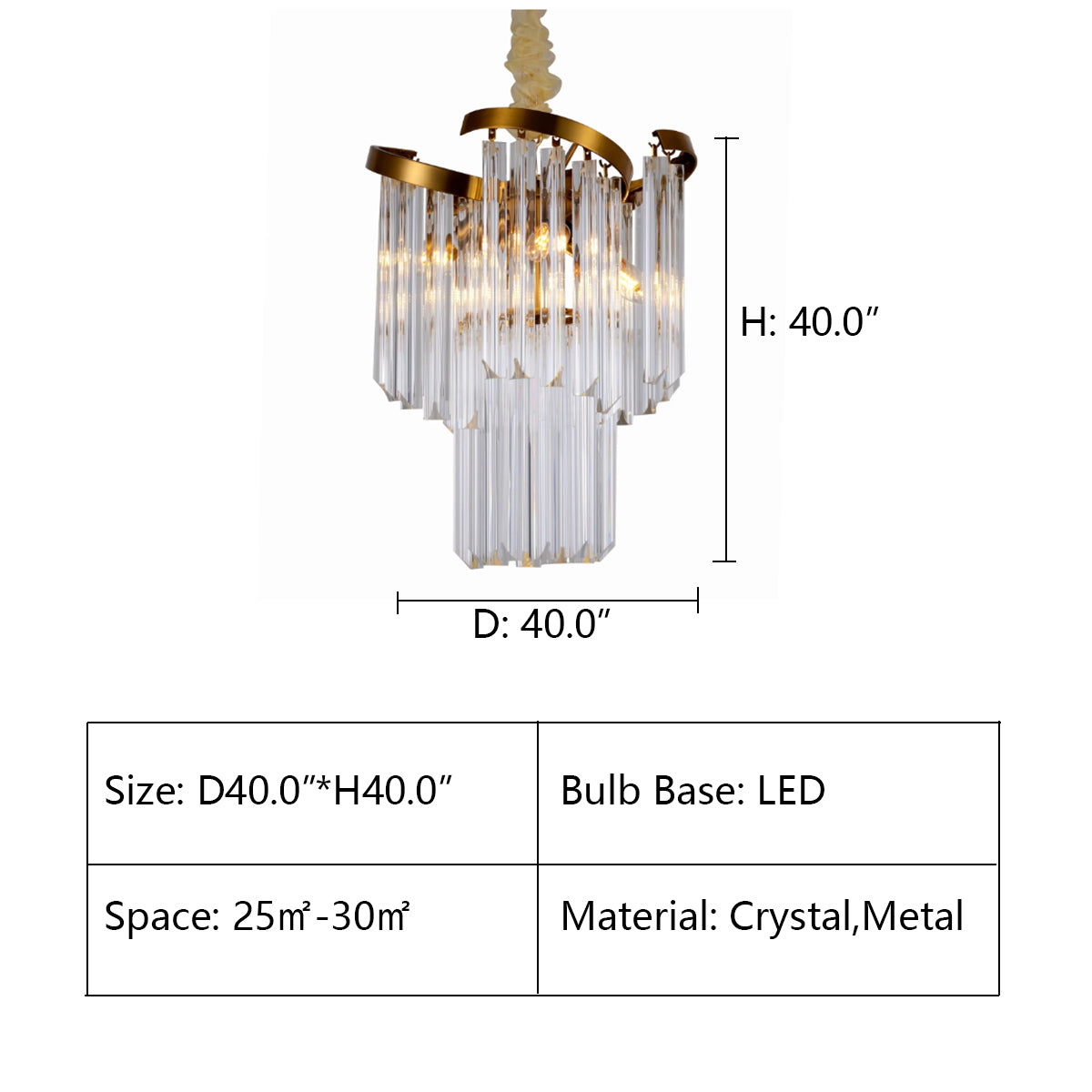 D40.0"*H40.0" TWIN PALMS ROUND CRYSTAL CHANDELIER,chandelier,chandeliers,pendant,ceiling,crystal,spiral,tiers,layers,multi-tier,multi-layer,living room,dining room,bedroom