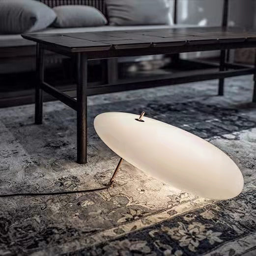 Minimalism Led Night Light Creative Oval Lamp For Living Room