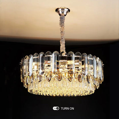 Stately Chandeliers for Living Room Luxury K9 Crystal Ceiling Light For Hallway /Dining Room