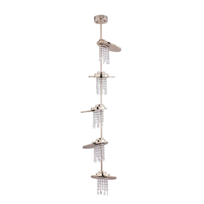 Designer Model Creative Multi-tier Crystal Pendant Chandelier for Foyer/Entrys/Hallway