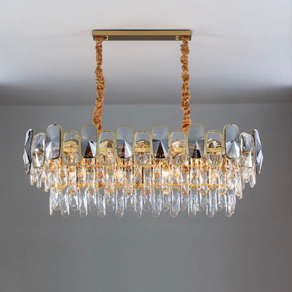 Modern Crystal Chandelier for Living/ Dining Room Luxury Bedroom Floor/ Table Lamp Whole Set