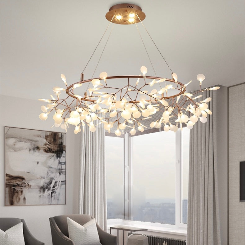 Glowworm Modern Chandelier Design For Girl Bedroom Or Living Room