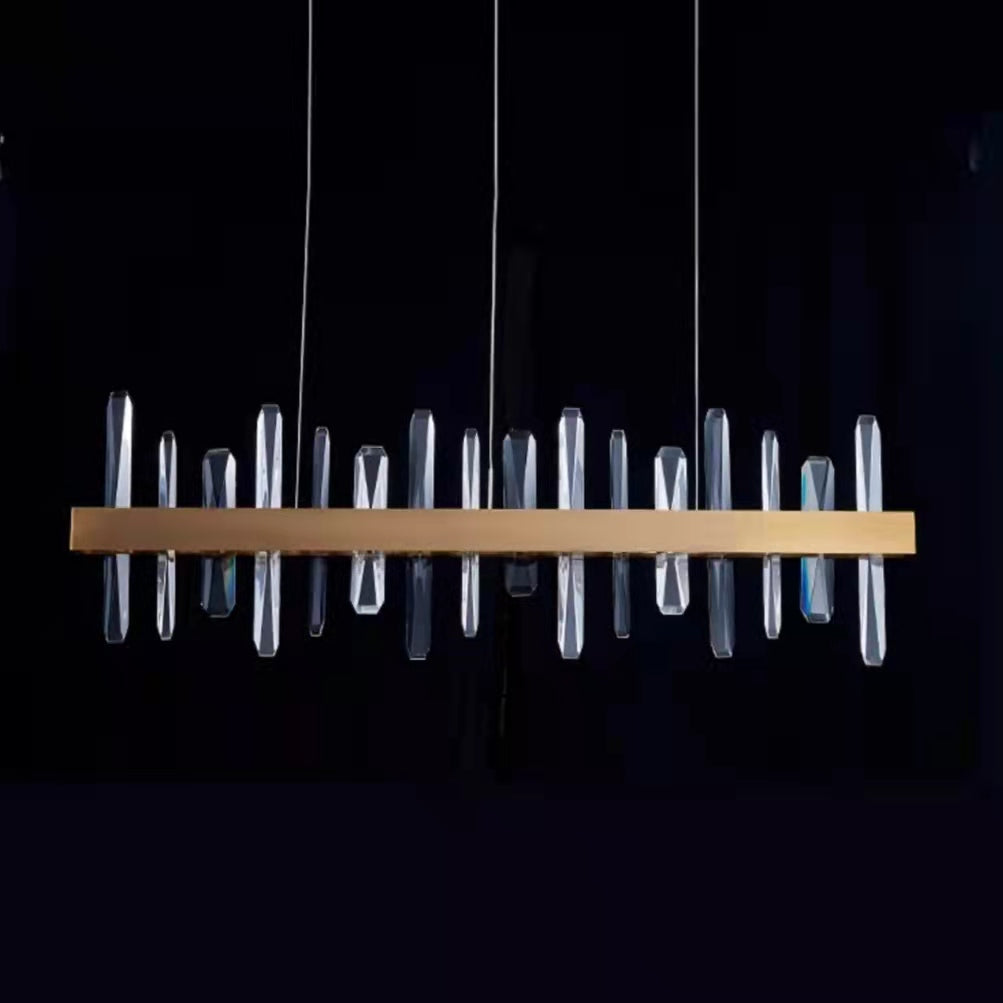 Icicle Crystal Chandelier For Dining Room