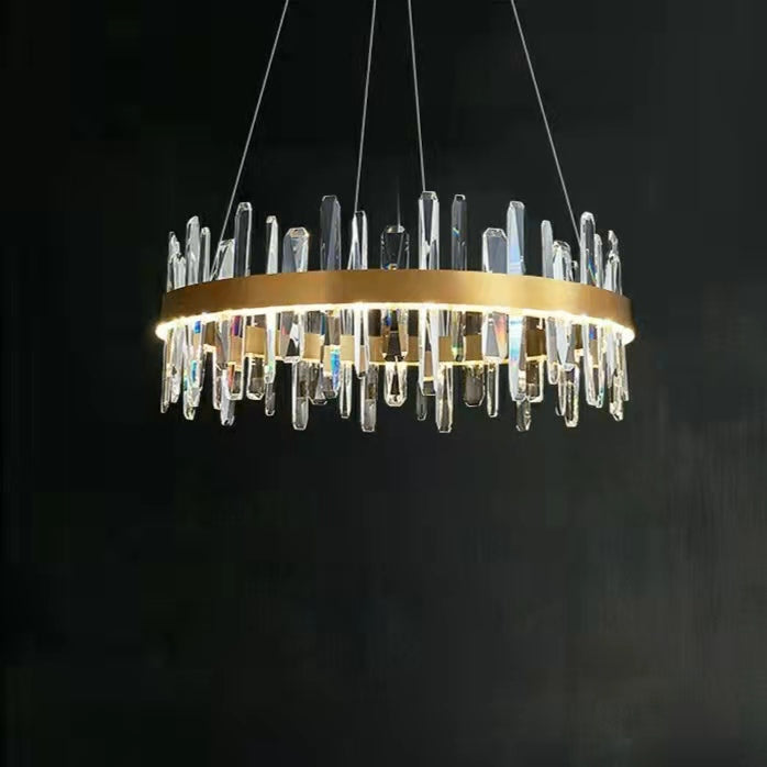 Icicle Crystal Chandelier For Dining Room