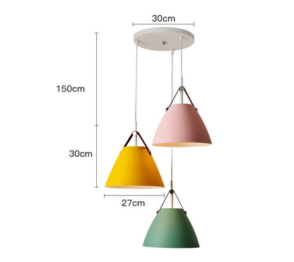 Macaron Modern Led Pendant Ceiling Light Fixture For Dining Room