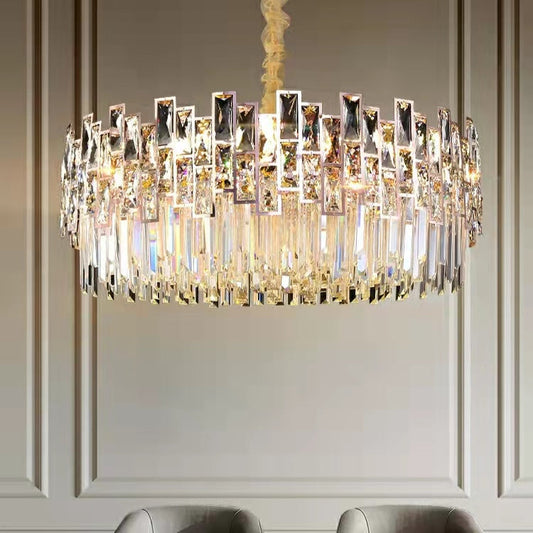 Exclusive Designer Crystal Chandelier For Modern Living Room Luxury Dining Room Ceiling Lamp