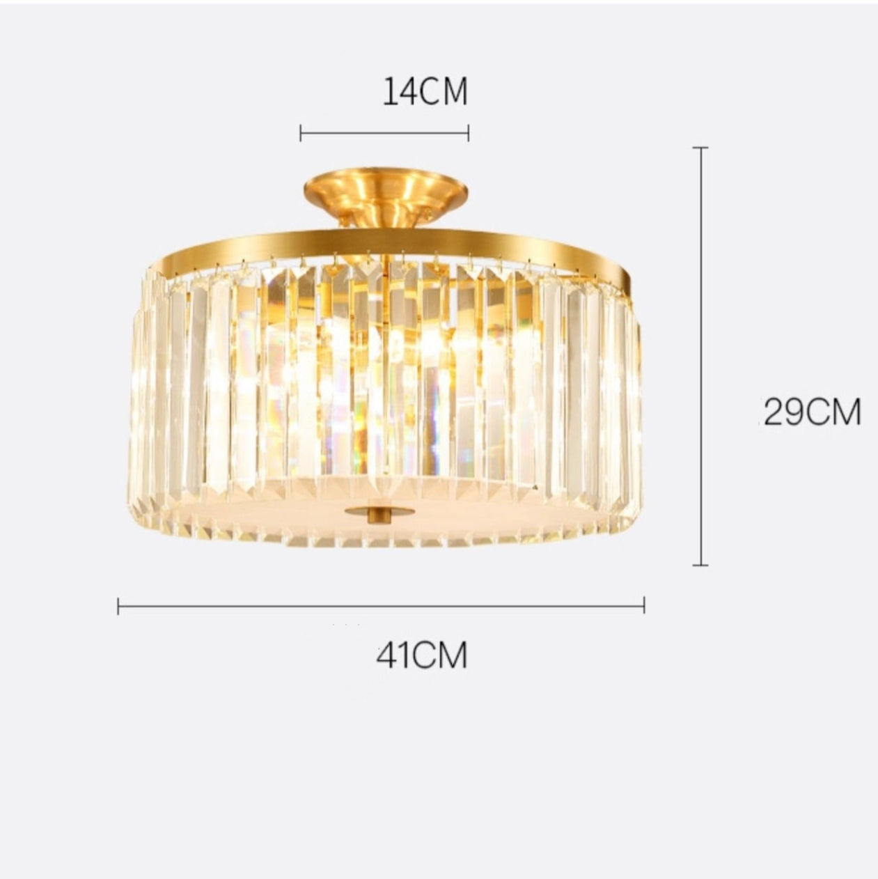 D16" LED Decorative Round Ceiling Lighting Fixture