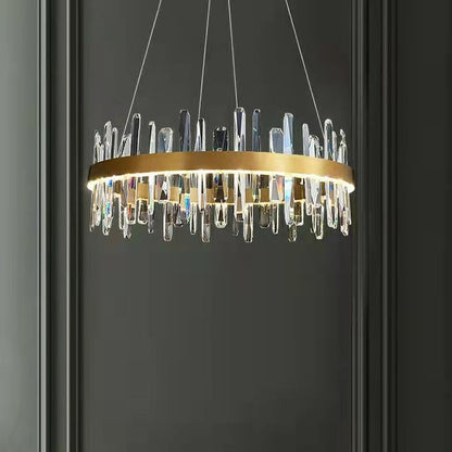 Icicle Crystal Chandelier For Dining Room