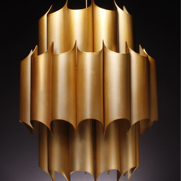 Modern Luxury Creative Brass Pendant Ceiling Chandelier for Foyer/Entryance/Hallway