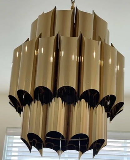 Modern Luxury Creative Brass Pendant Ceiling Chandelier for Foyer/Entryance/Hallway
