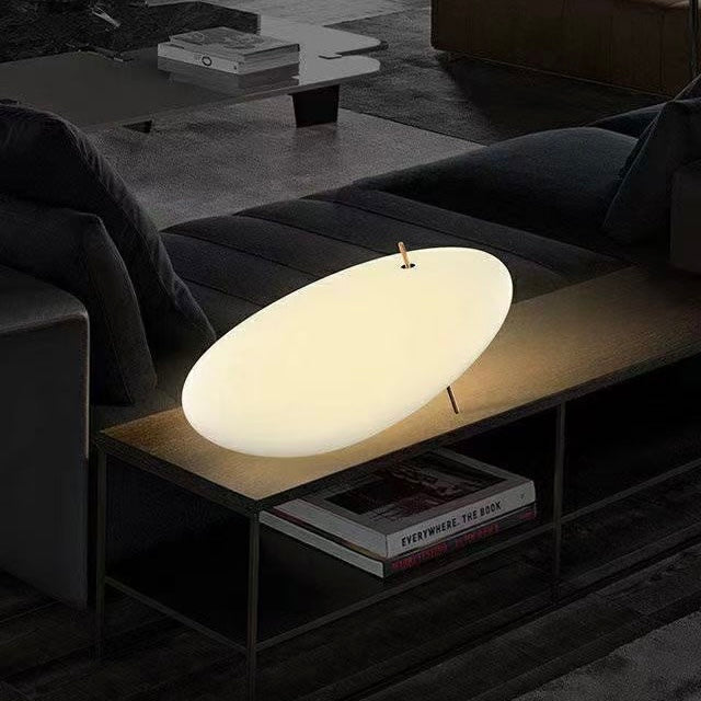 Minimalism Led Night Light Creative Oval Lamp For Living Room