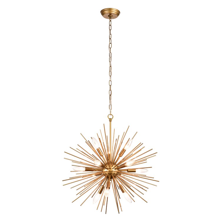 Light Sputnik Sphere Chandelier Handing Light For Bedroom Or Dining Room