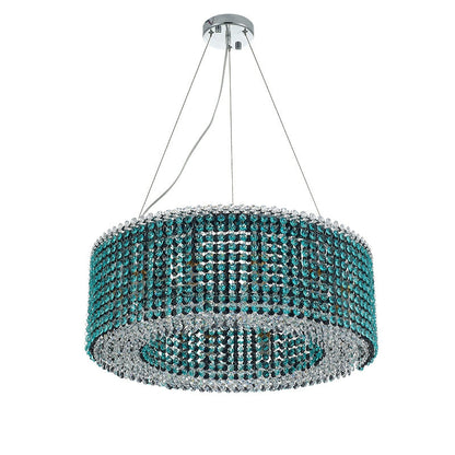 Luxury Italian Style Crystal Ceiling Chandelier Round Pendant Lighting Fixture For Living room Bedroom Wedding Restaurant