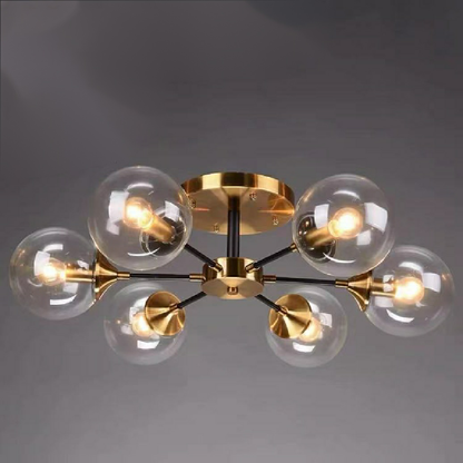 Magic Bean Molecular Chandelier Living Room Ceiling Light Modern Glass Ball Lamp